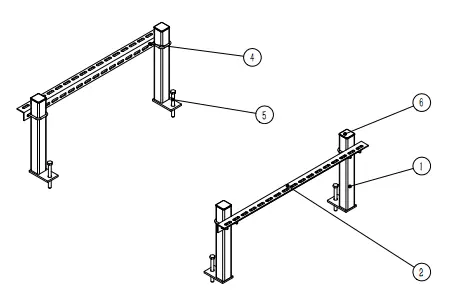 [1.11.02.250] Support set for Drive unit in outdoor installations