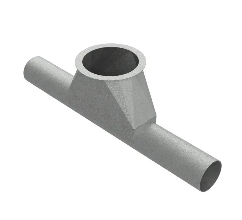 FUNIL DE TRANSF DE RACAO SIMPLES D100mm