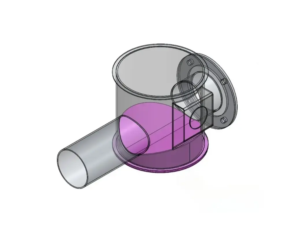 [1.08.01.072] Bottom Lid  Flex Auger 75 transfer