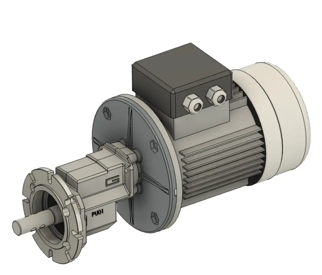 Gearbox motor 1.1KW/380V / 356rpm