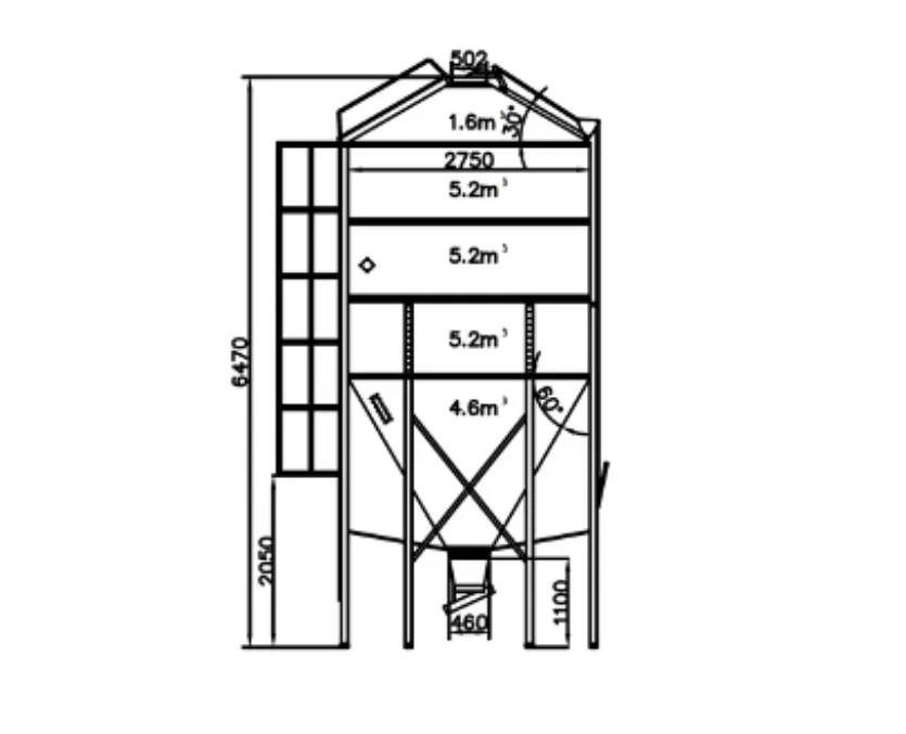 SILO  GF 22m³  - 14T 