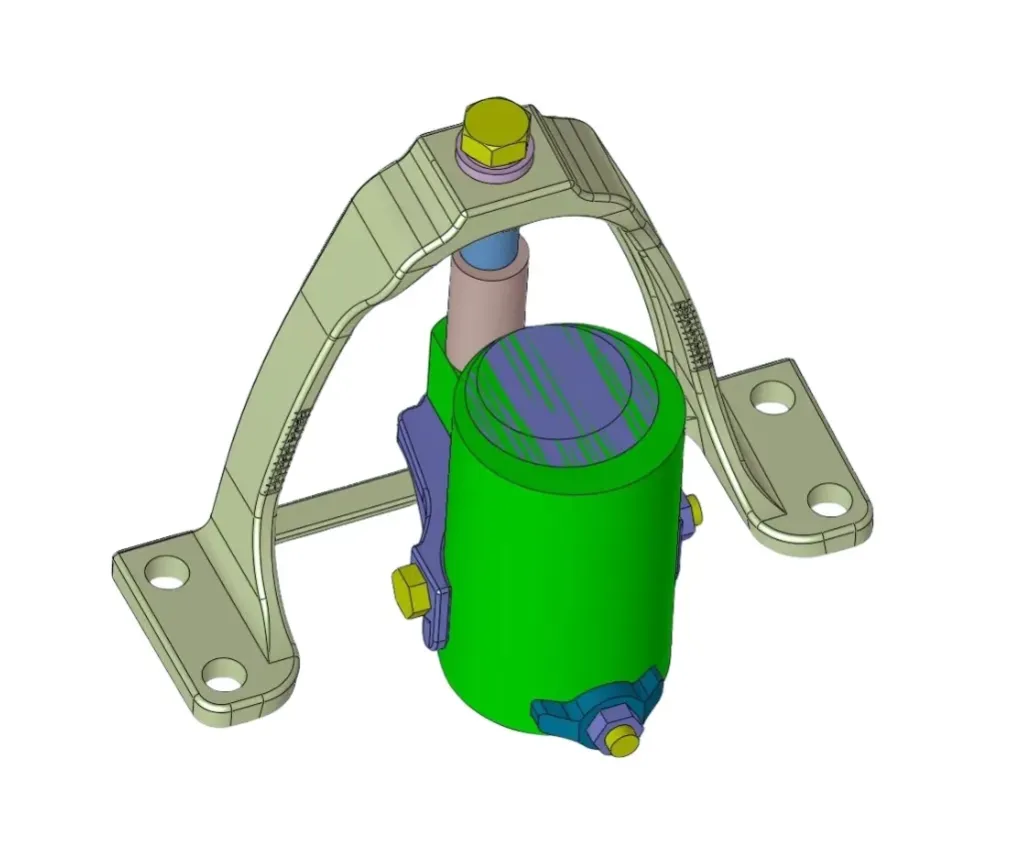 Load Cell Module for Silos with round Leg -  7,5T - Digital