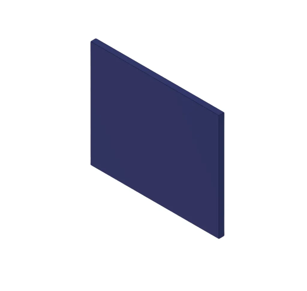 PP Panel 1200 x 1000mm  x 50 Blue