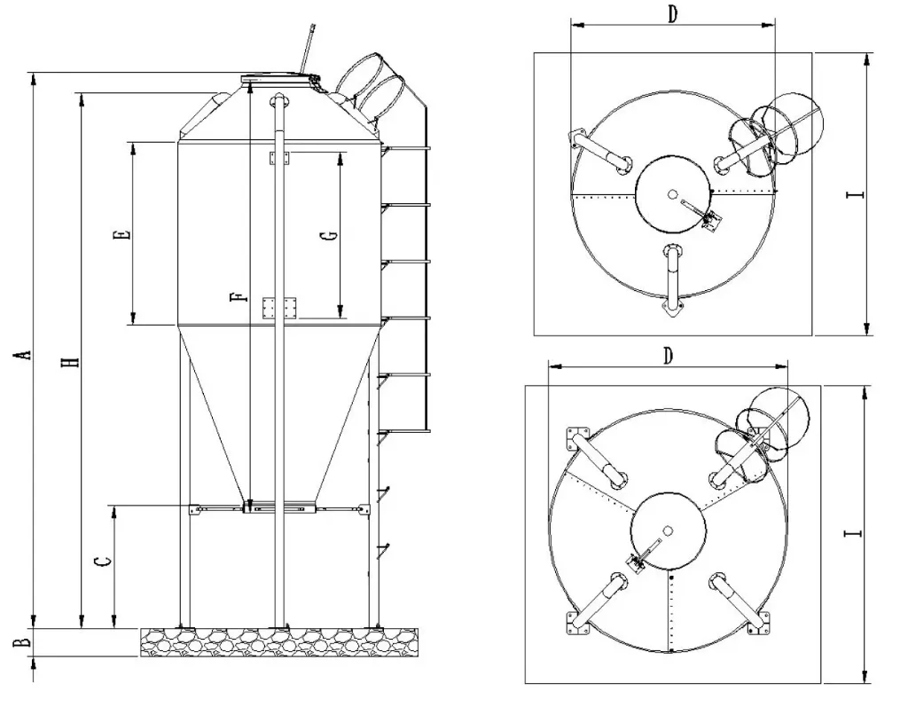 Silo FRP  (18T) 30m³